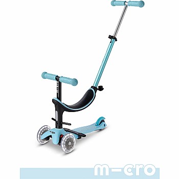 Micro Kickboard Deluxe Mini2Grow LED, Blue