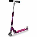 Micro Sprite LED Purple Stripe Scooter