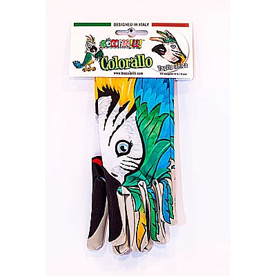 Boccadrilli Puppet Play Gloves-colorallo (parrot)