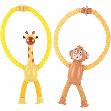 Poptube Giraffe and Monkey