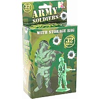 Army Soldiers with Bag