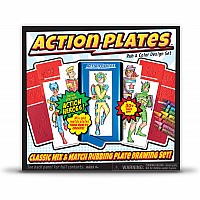 Action Plates Rub & Color Design Set