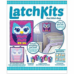 Latchkits Owl Mini-Rug Craft Kit