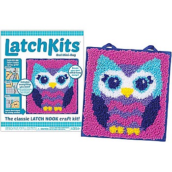 Latchkits Owl Mini-Rug Craft Kit