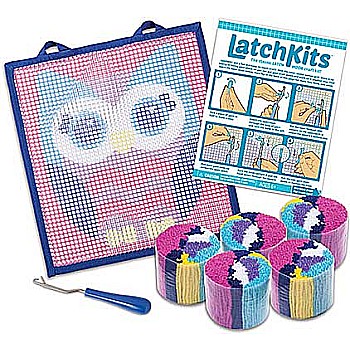 Latchkits Owl Mini-Rug Craft Kit