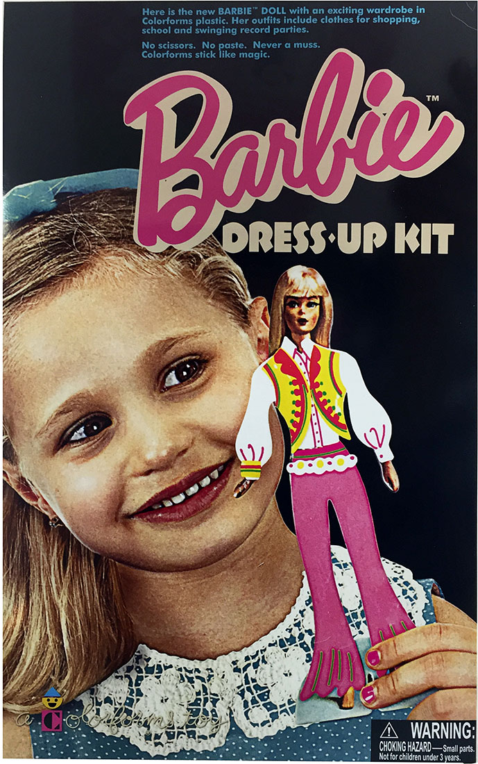 BARBIE COLORFORMS DRESS UP KIT NEW OFFICAL REPRODUCTION 1970 CLASSICS NEW 