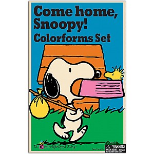 come home snoopy colorforms