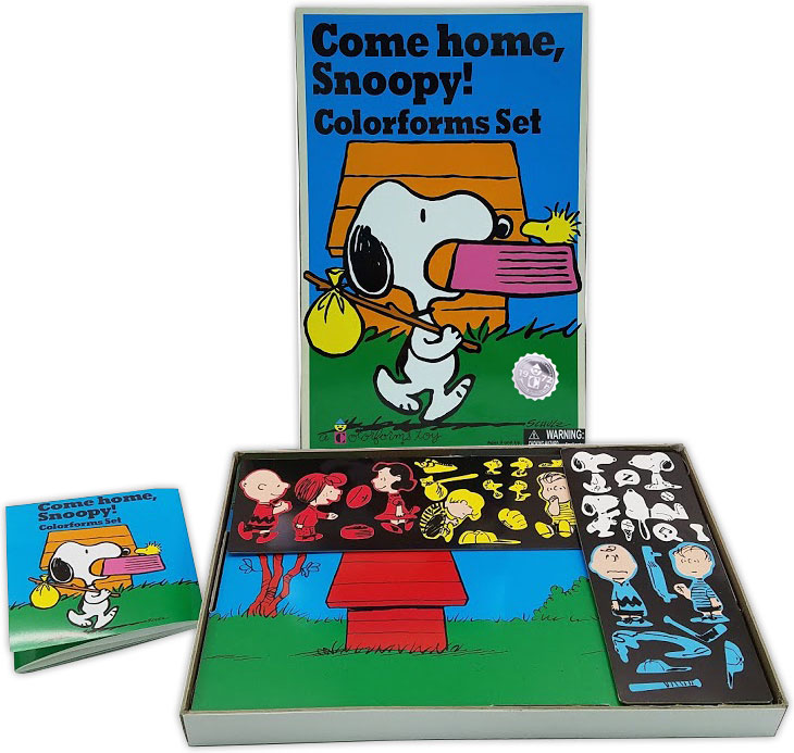 Come Home Snoopy Retro Colorforms Set - Imagine That Toys