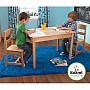 Rectangle Table & 2 Chair Set- natural