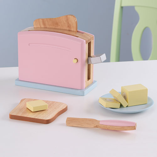 kidkraft pastel toaster