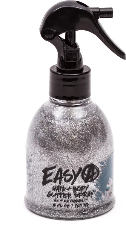 Easy A Hair and Body Glitter Spray - Silver