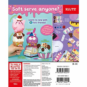 Sew Your Own Ice Cream Animals