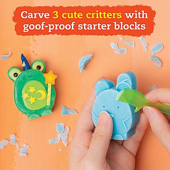 Easy-to-Carve Wax Animals