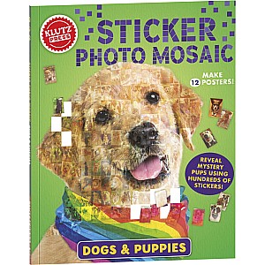 Sticker Photo Mosaic: Dogs and Puppies