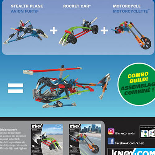 Stealth Plane Building Set - Teaching Toys and Books
