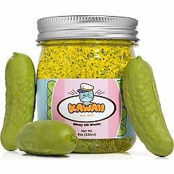 Shimmery Pickle Clear Slime