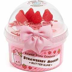 Strawberry Mousse Fluffy Butter Slime