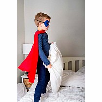 Red Hero Cape & Mask Set - One Size