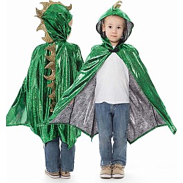 Dragon Cloak Green / Gold - One Size