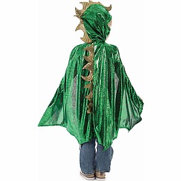 Dragon Cloak Green / Gold - One Size