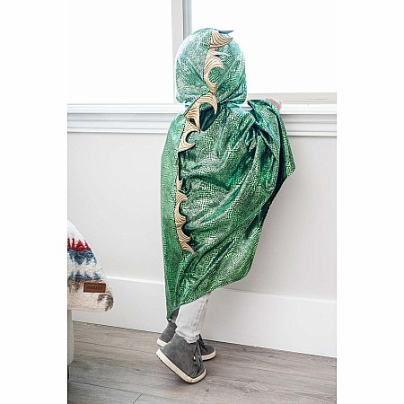 Dragon Cloak Green / Gold - One Size