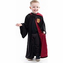 Red Hooded Wizard Robe - 5-9 Years (L/XL)