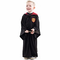 Red Hooded Wizard Robe - 5-9 Years (L/XL)