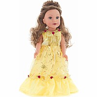 Doll Dress Yellow Beauty - 16"-20" Doll/Plush