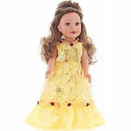 Doll Dress Yellow Beauty - Ages 3+