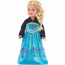 Doll Dress Ice Queen Coronation - 16"-20" Doll/Plush