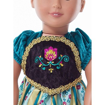 Doll Dress Scandinavian Princess Coronation - 16"-20" Doll/Plush