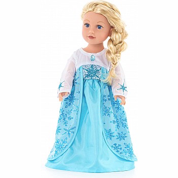 Doll Dress Ice Princess - 16"-20" Doll/Plush