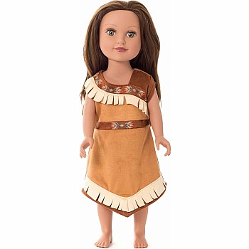 Doll Dress Native American Princess - 16"-20" Doll/Plush