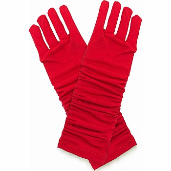 Princess Gloves Red - One Size Fits Most