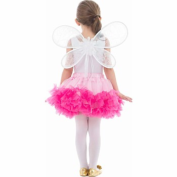 Deluxe Fairy Wings White - One Size Fits Most