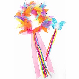 Rainbow Fairy Halo & Wand - Ages 3+