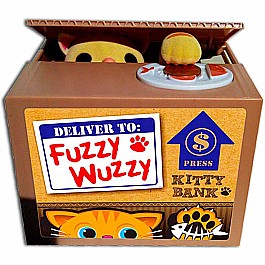 Fuzzy Wuzzy Kitty Bank