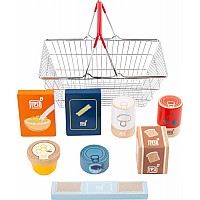 Groceries Set In A Shopping Basket "Fresh"