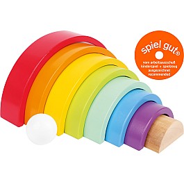 Wooden Building Blocks Rainbow, Large