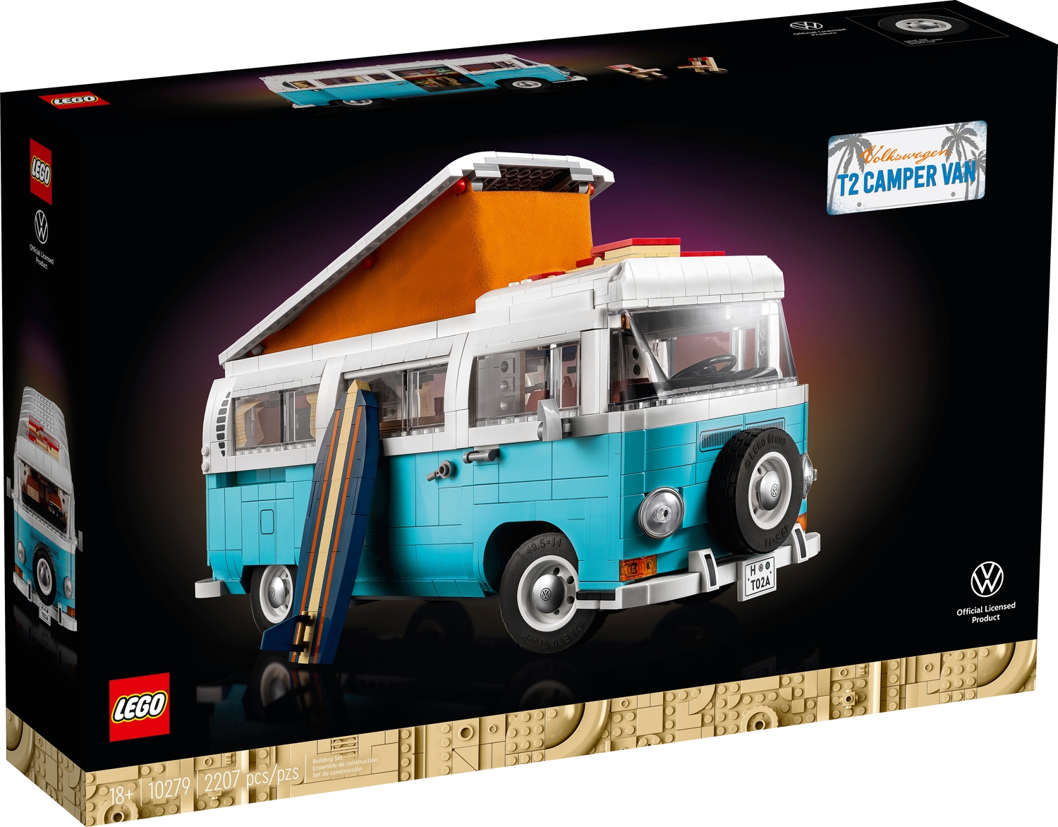 Creator Expert: Volkswagen T2 Camper Van Imagine That Toys