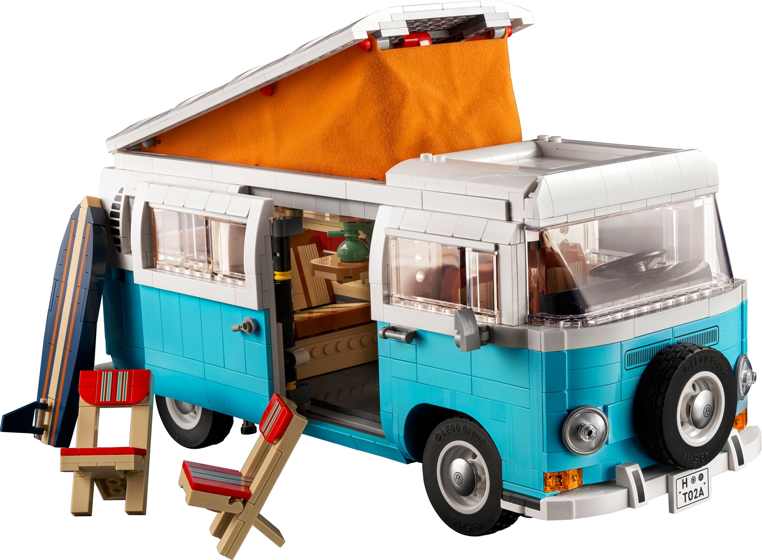 Neu VW Bully T1 Campingbus Creator Expert Building Block 1332 Pcs Geschenke Gift 