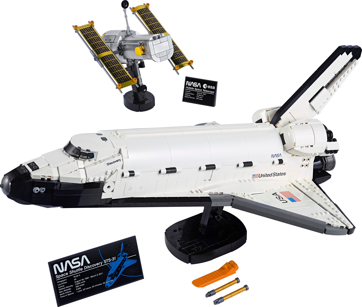 NASA Space Shuttle Enterprise 6 cm Mighty Wings mini aircraft kit 