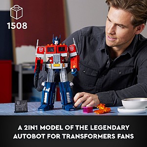 LEGO Icons Optimus Prime Transformers Set