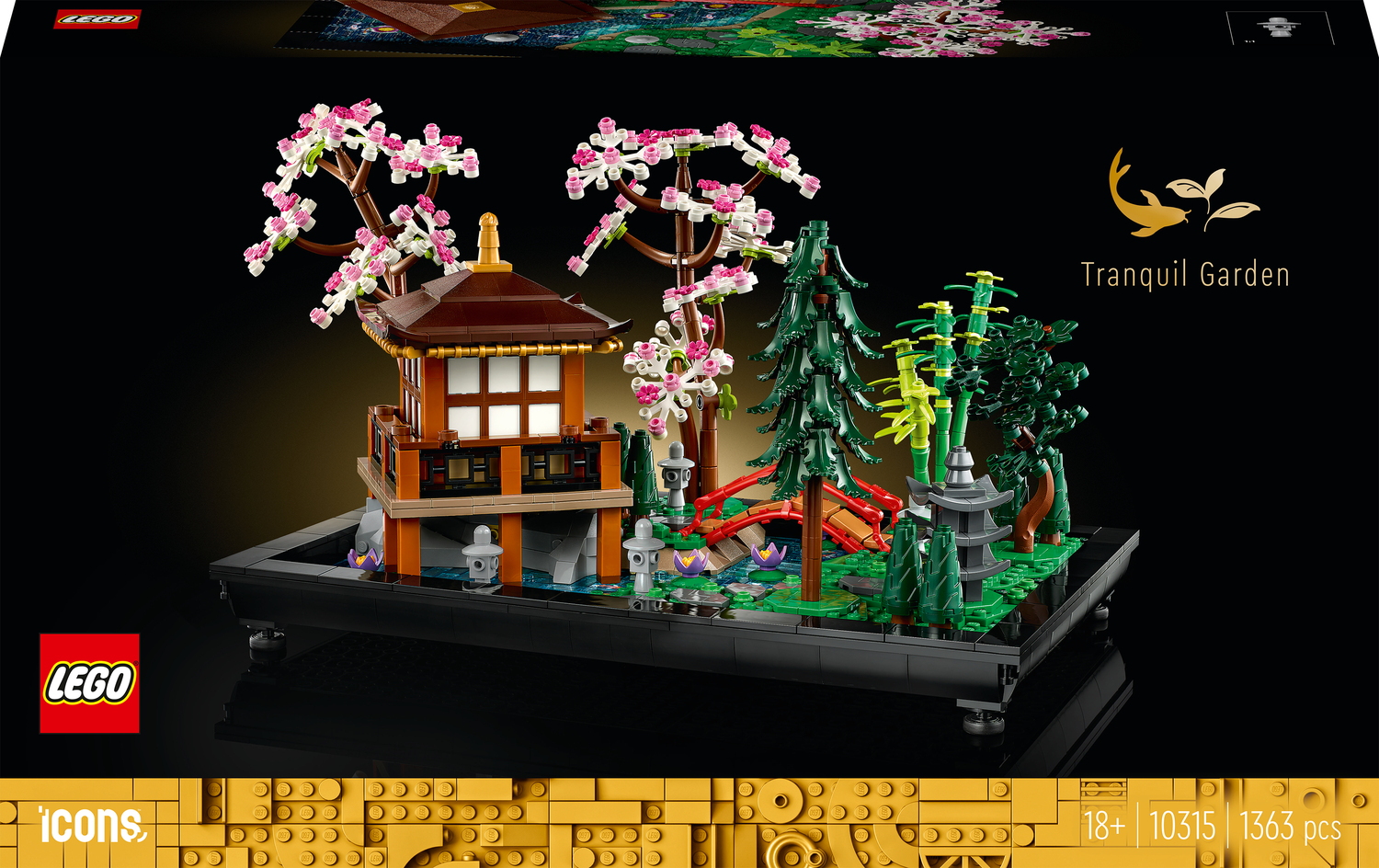 LEGO Icons Tranquil Garden Creative Building Set, A Gift Idea for Adult  Fans of Japanese Zen Gardens and Meditation, Build and Display Set for  Office or Home Décor, Great Gift for Mother's Day, 10315 