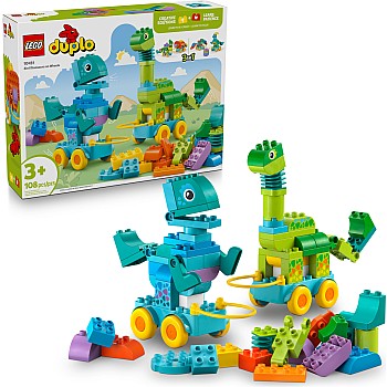  Lego Duplo 10451 3 in 1 Dinosaurs on Wheels 