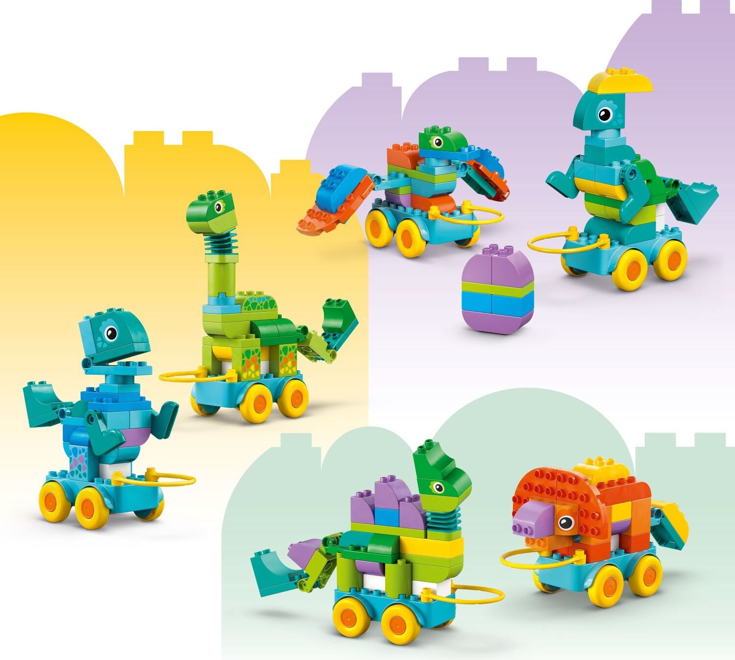 LEGO DUPLO: 3in1 Dinosaurs on Wheels