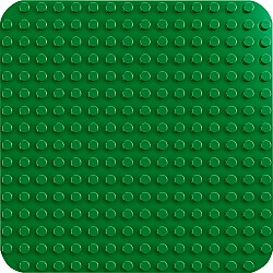  Lego Duplo 10460 Green Building Plate	