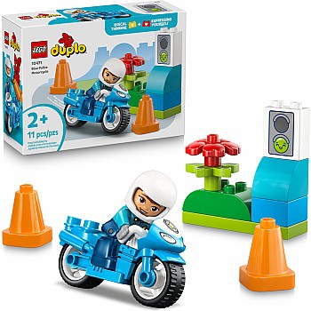 Lego Duplo 10471 Blue Police Motorcycle 