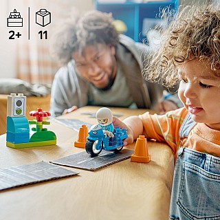 LEGO DUPLO Town: Blue Police Motorcycle