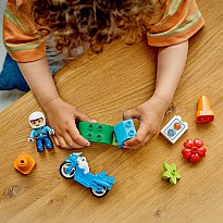 LEGO DUPLO Town: Blue Police Motorcycle